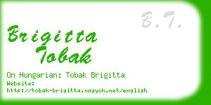 brigitta tobak business card